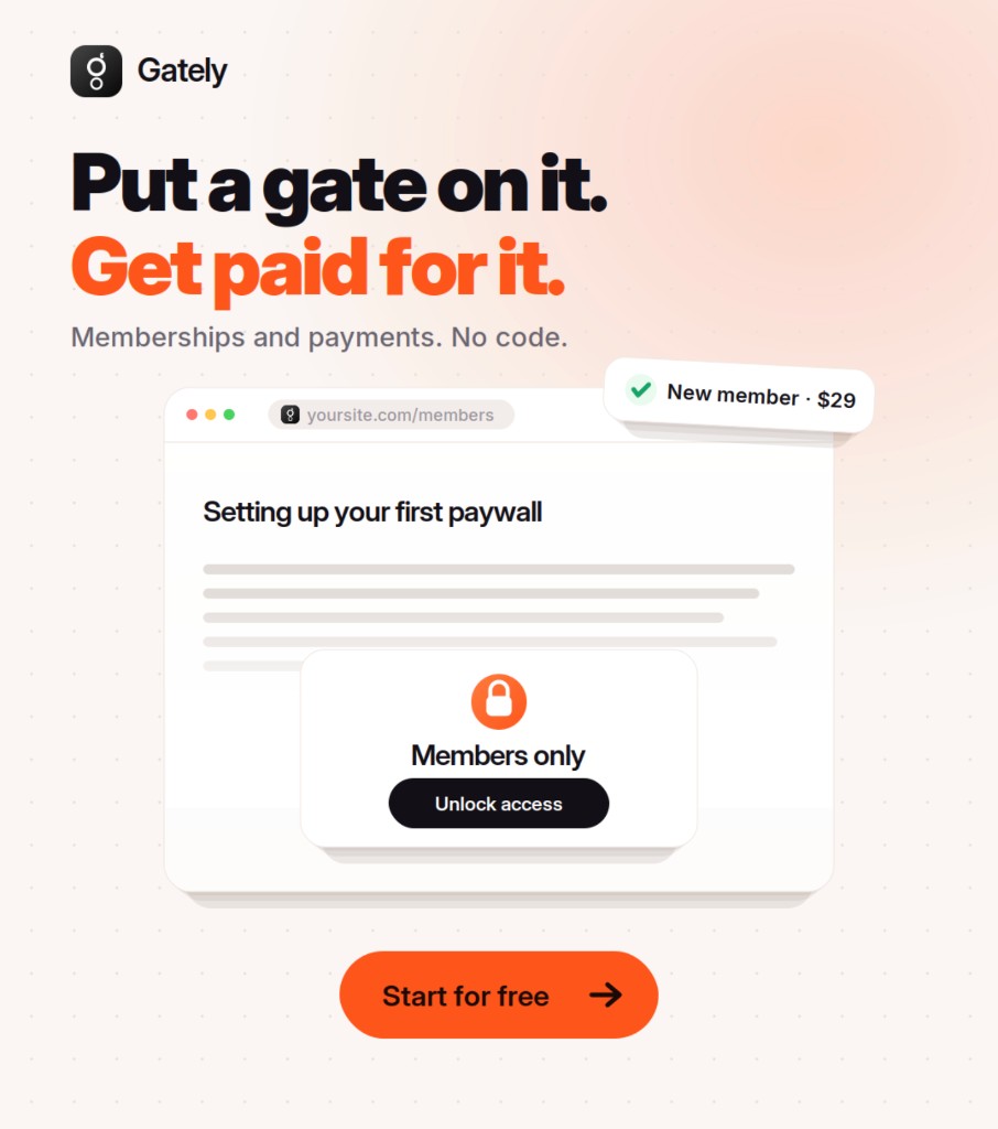 Gately paid acquisition creative